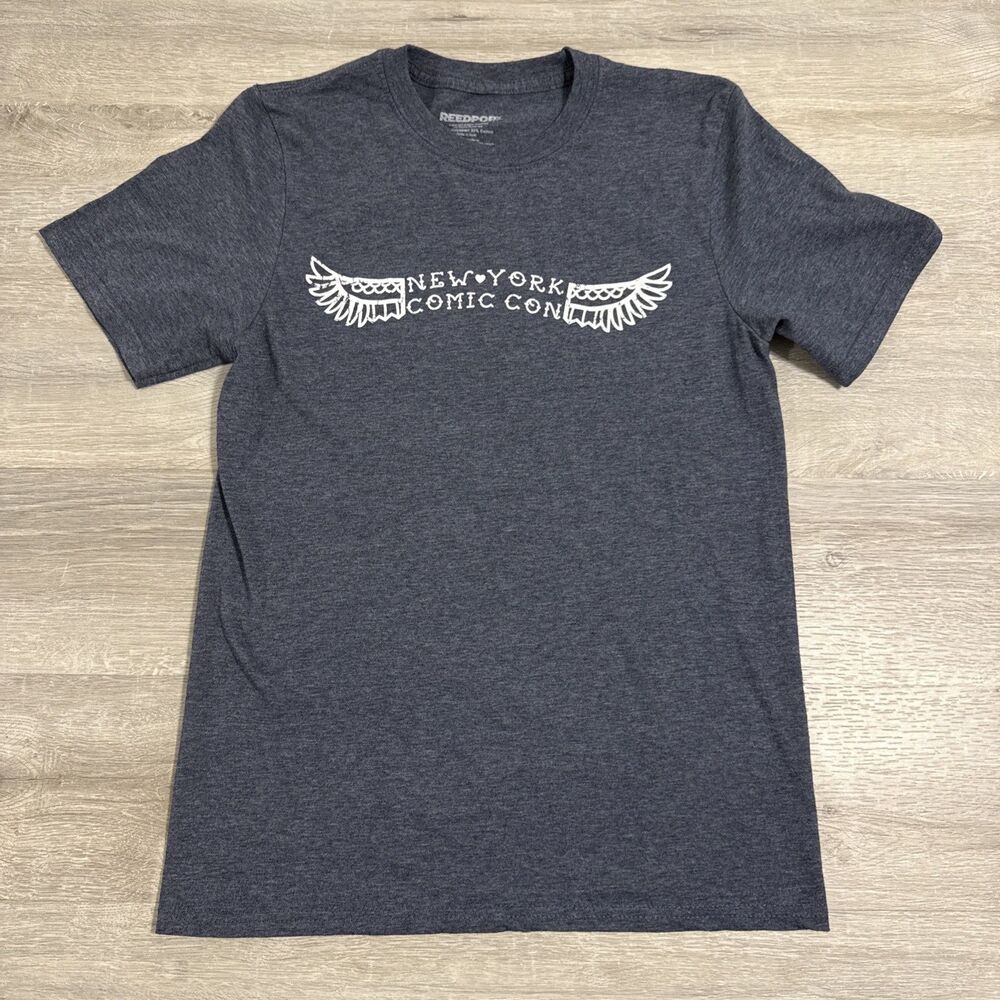 New York Comic Con Shirt 2022 ReedPop Men’s Small Blue NYCC Convention Souvenir